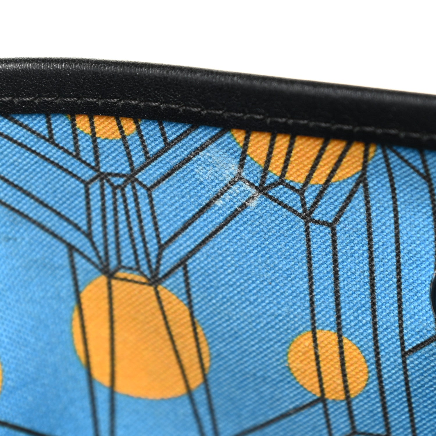 MCM Visetos Medium Project Reversible Shopper Tote Munich Blue 17 of 29