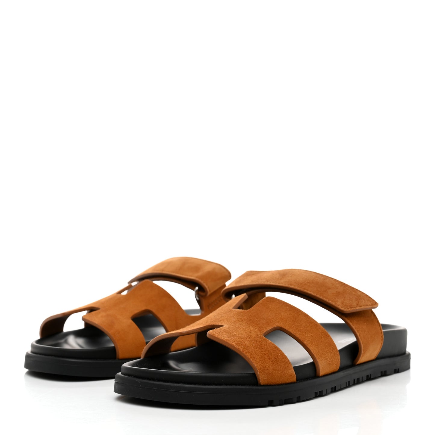 Suede Goatskin Womens Chypre Sandals 37 Naturel
