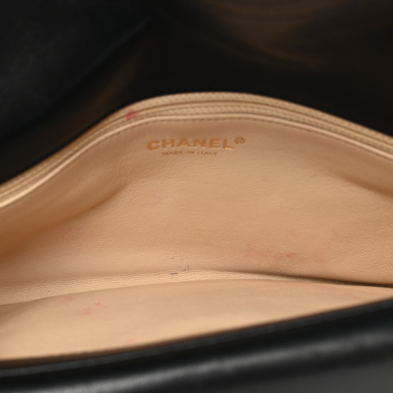 Chanel Sheepskin Chain CC Subtle Flap Black 6 of 11
