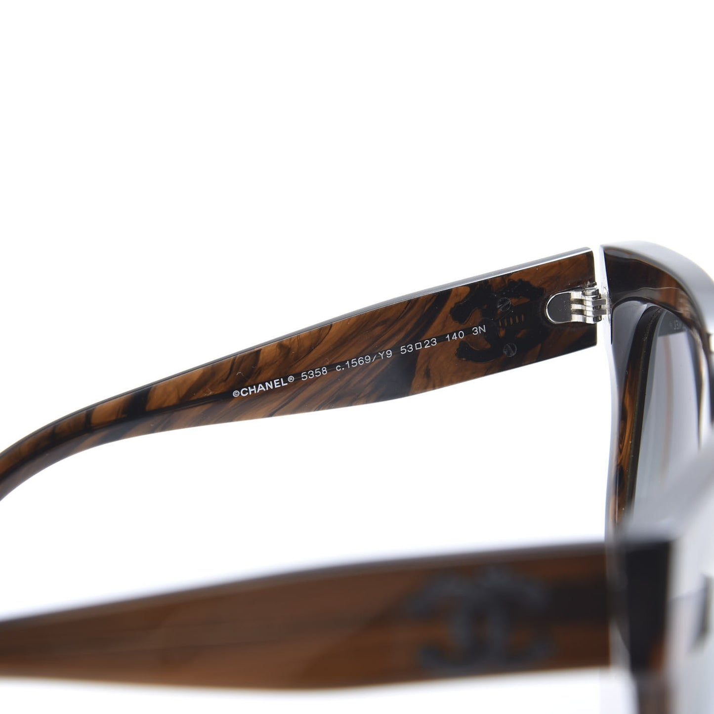 Acetate Butterfly Signature CC Sunglasses 5358 Brown