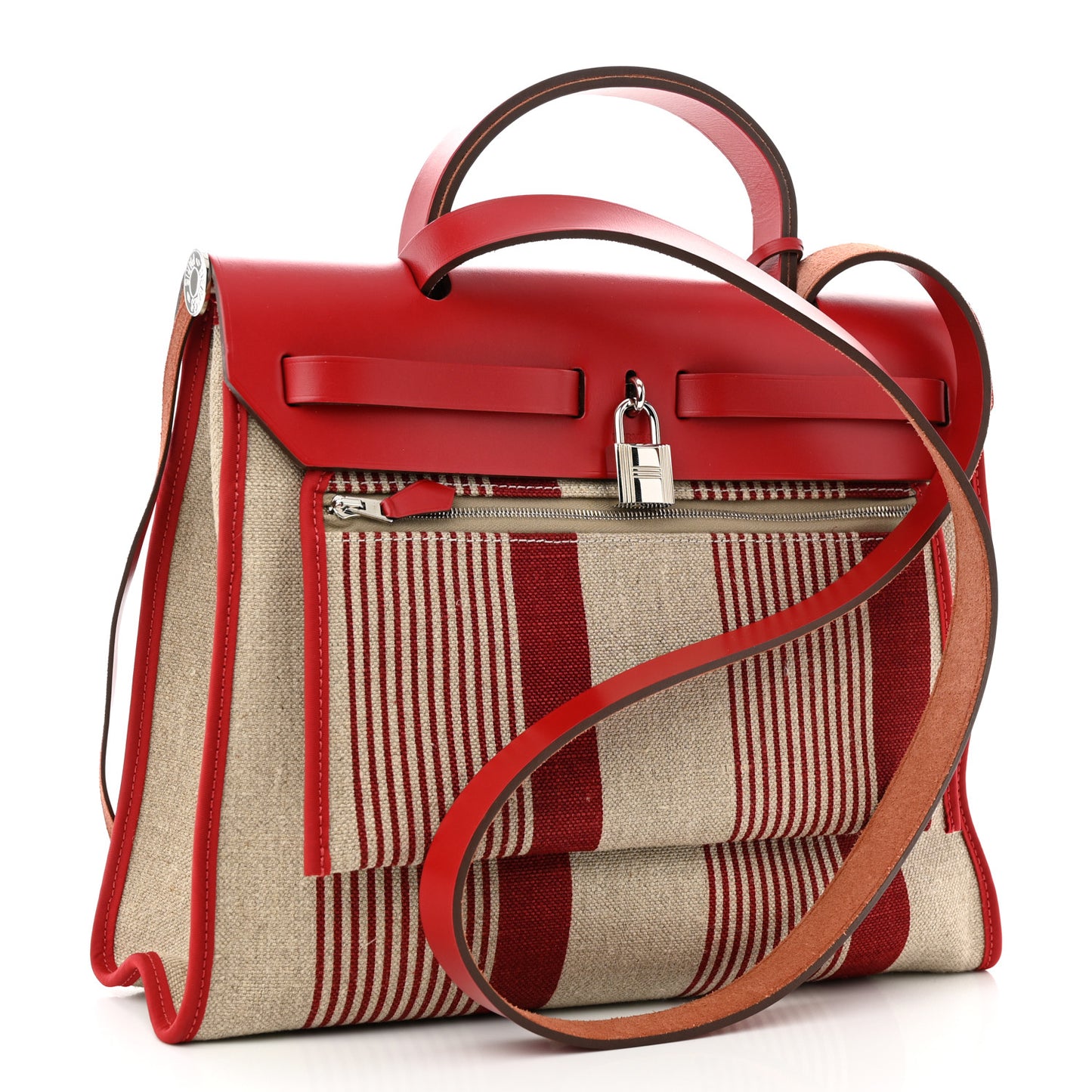 Vache Hunter Toile H Vibration Herbag Zip 31 PM Bordeaux Ficelle Rouge Piment