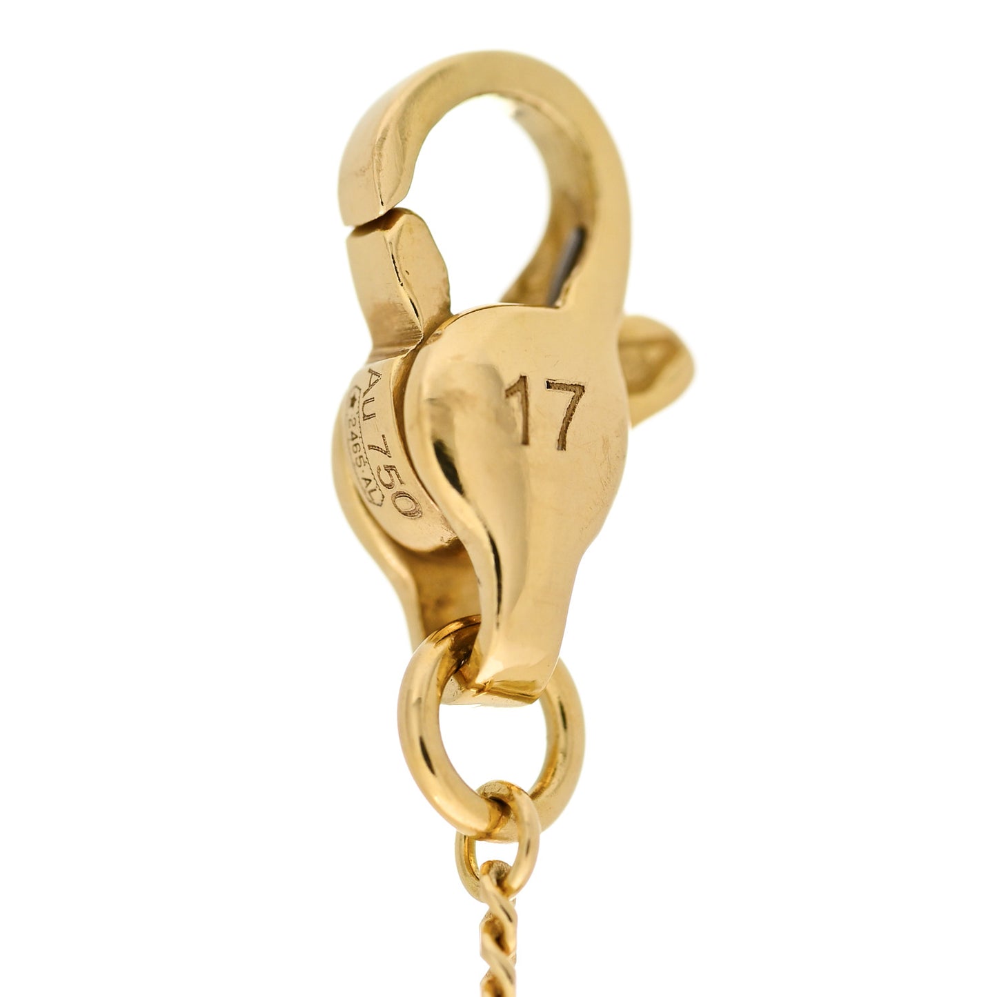 18K Yellow Gold Diamond Star GG Station Bracelet