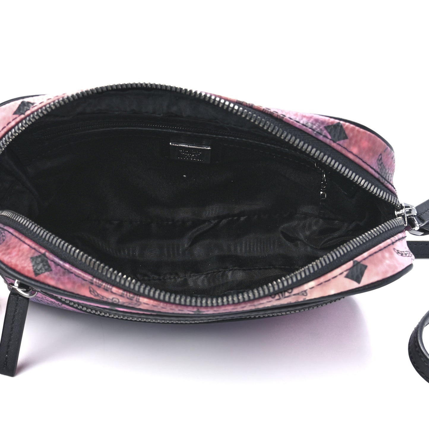 Galaxy Visetos Small Heritage Line Camera Crossbody Bag Multicolo