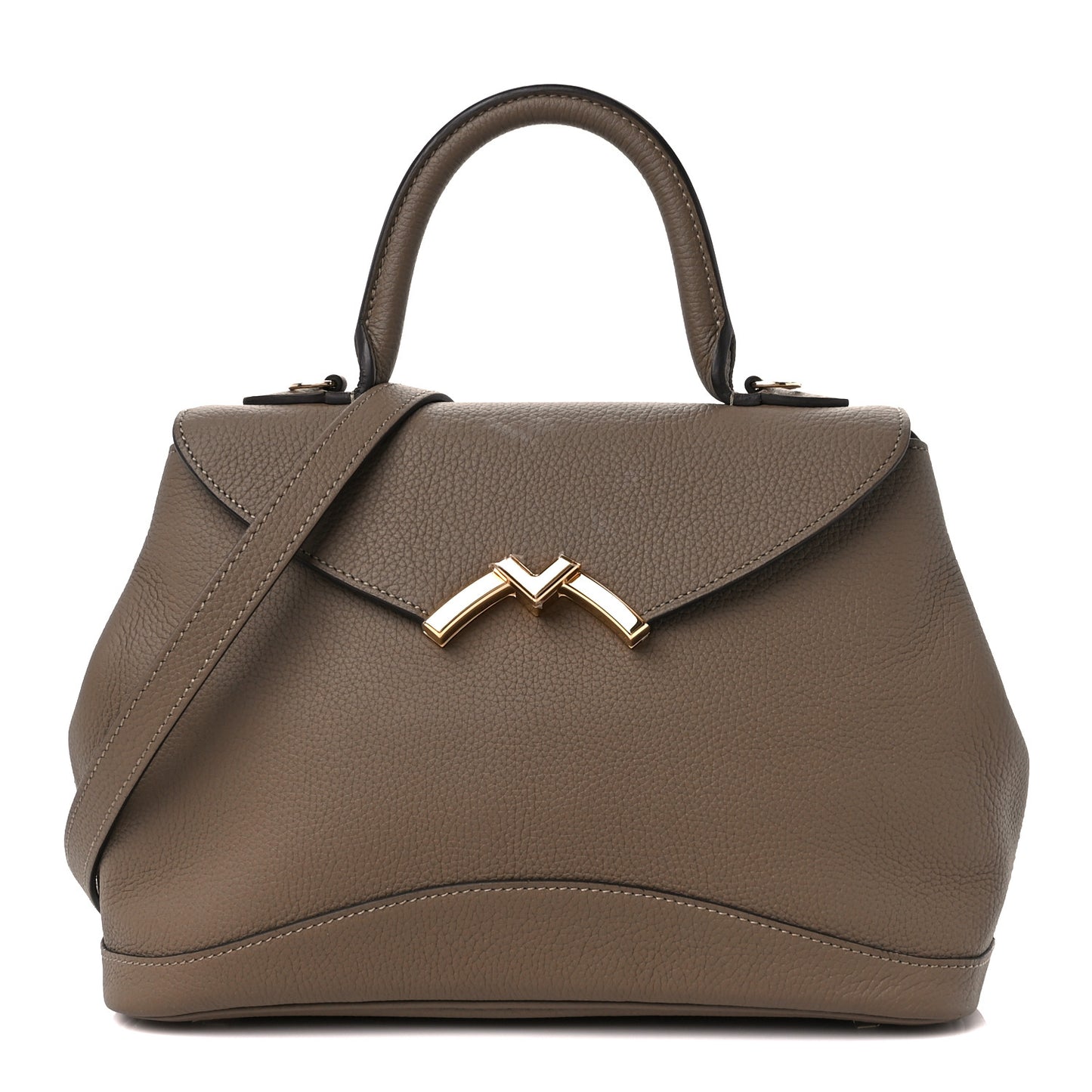 Taurillon Blush Calfskin Gabby PM Taupe