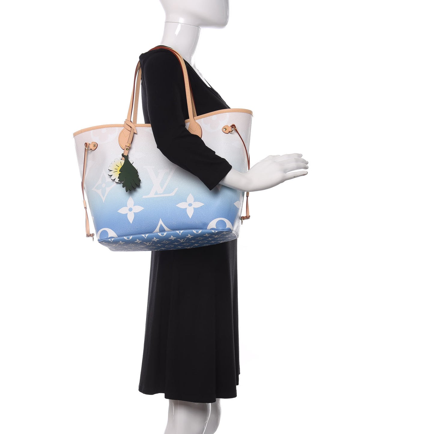 Monogram Giant By The Pool Neverfull MM Blue