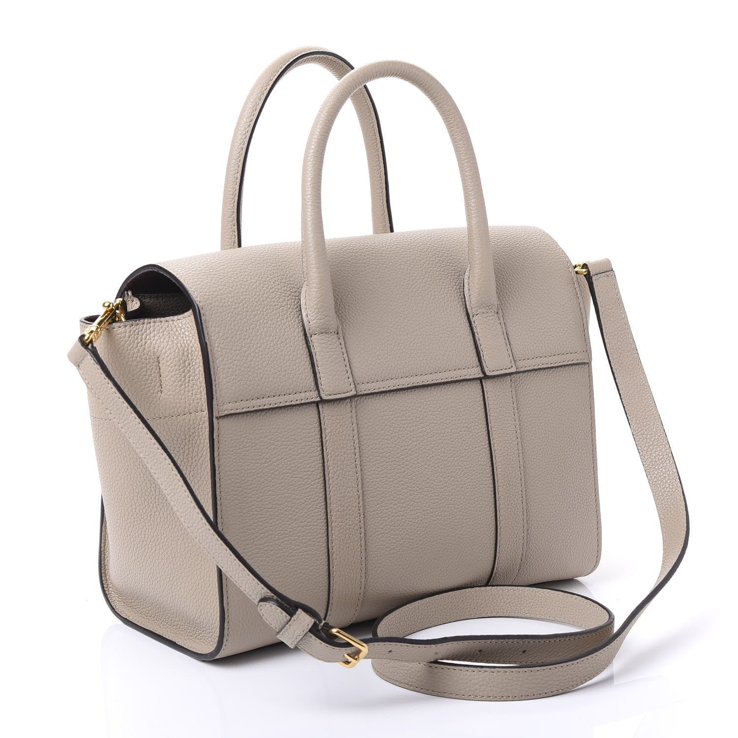 Mulberry Classic Grain Calfskin Small Bayswater Dune 2 of 8