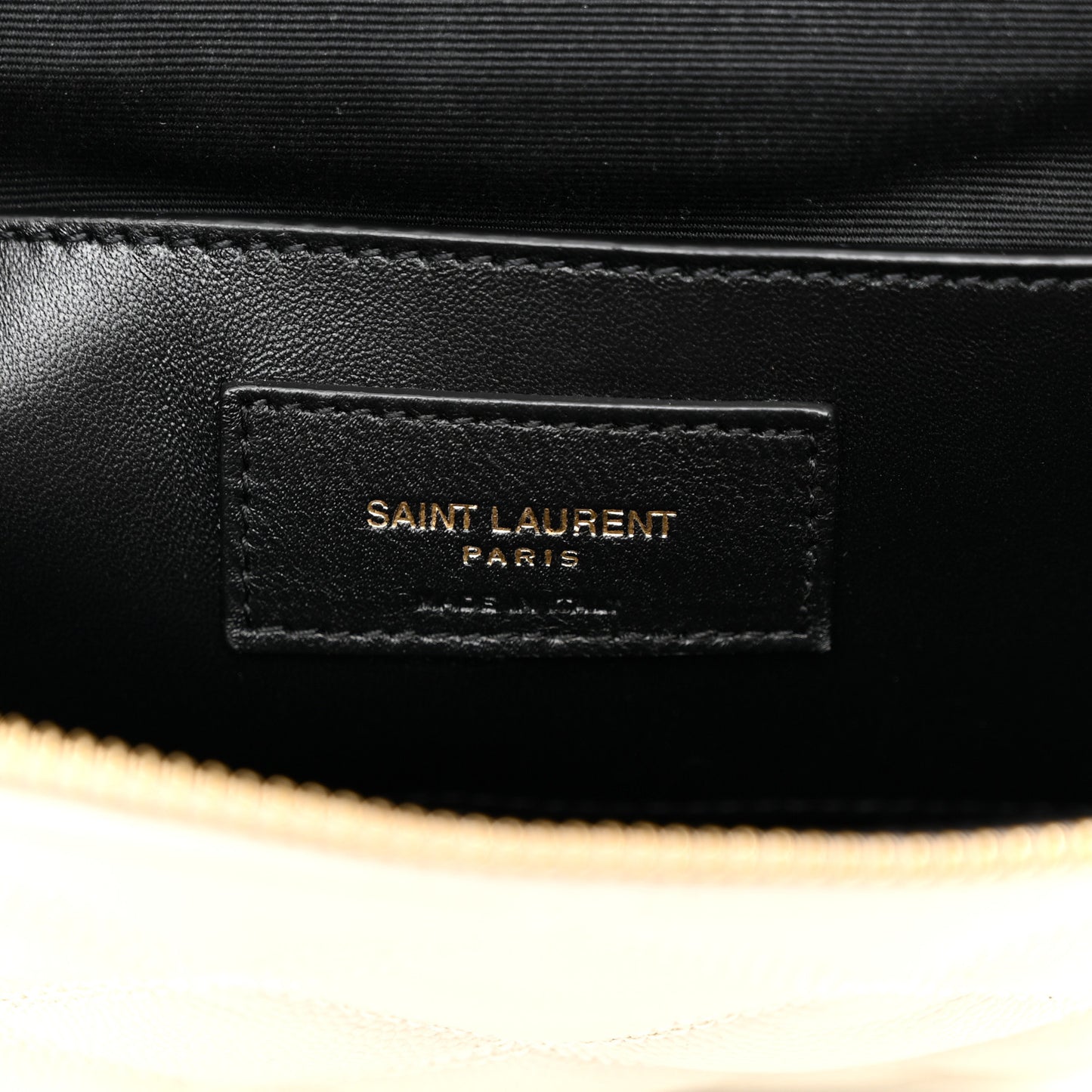 Grain de Poudre Quilted 80's Vanity Bag Crema Soft