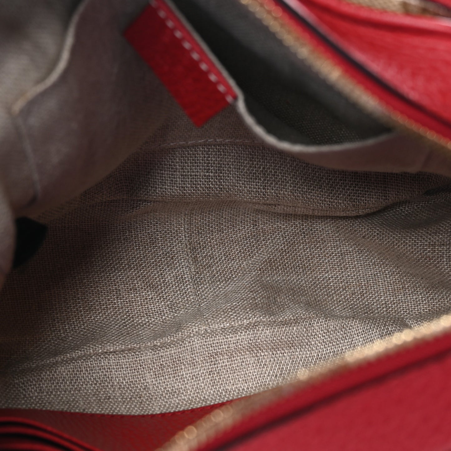 Monogram Mini Bree Messenger Bag Red