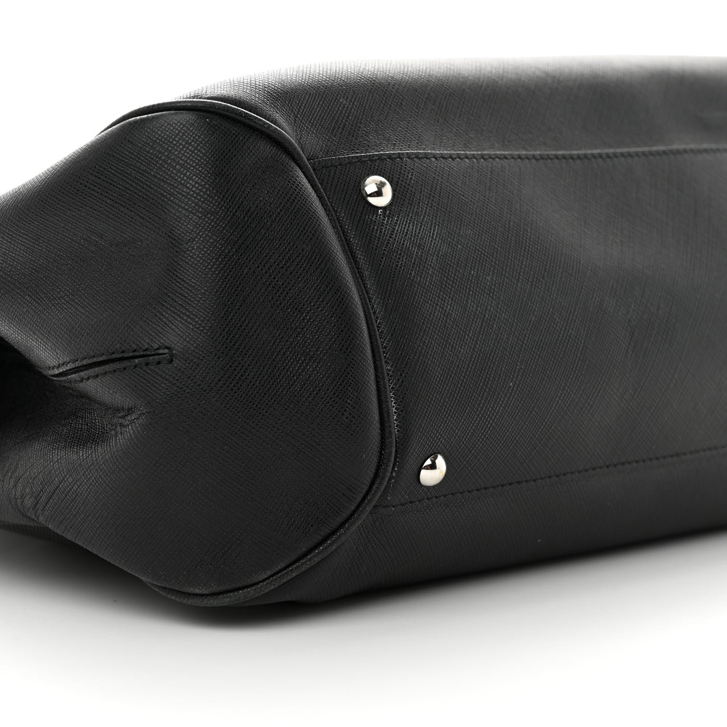 Saffiano Top Handle Bag Black