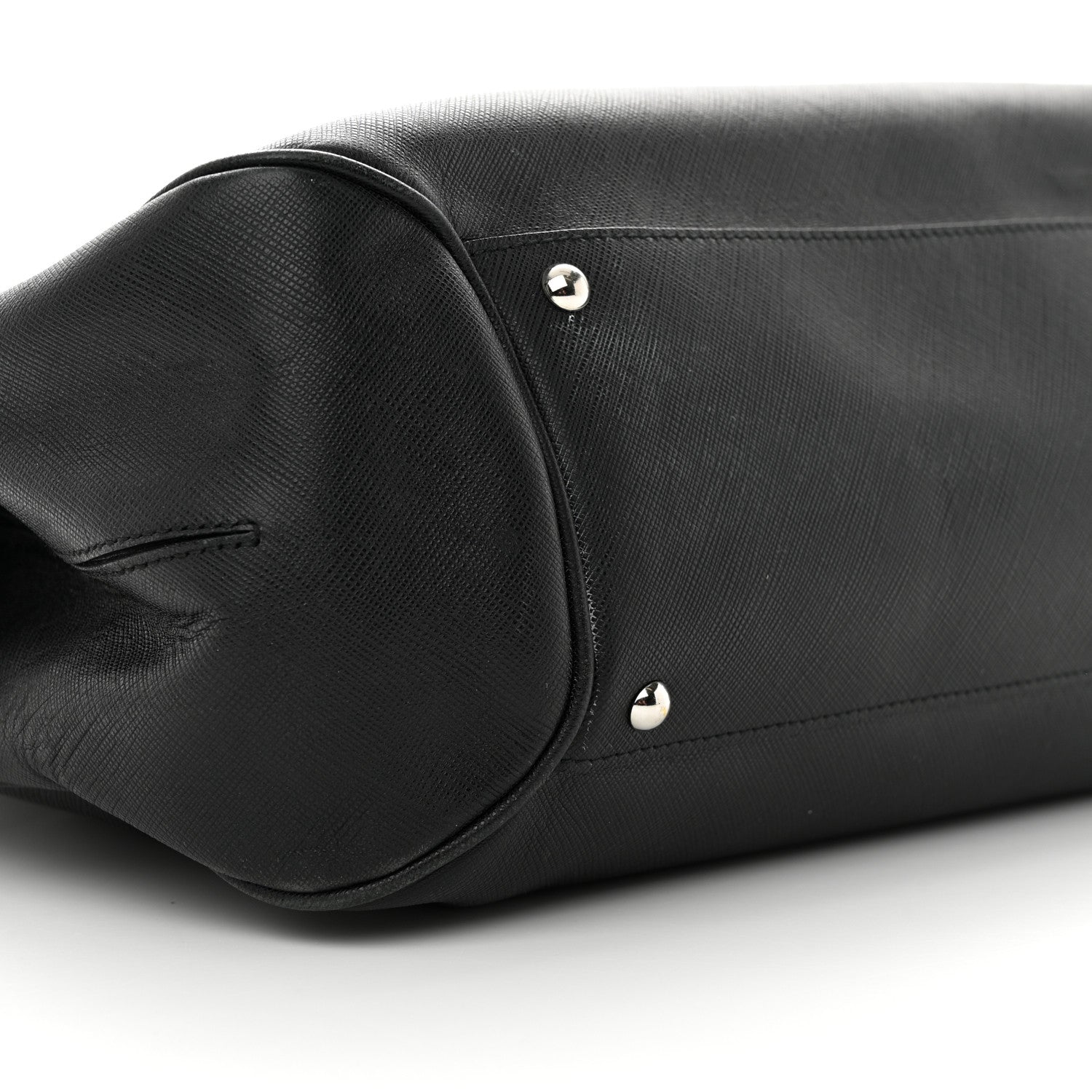 Salvatore Ferragamo Saffiano Top Handle Bag Black 8 of 12