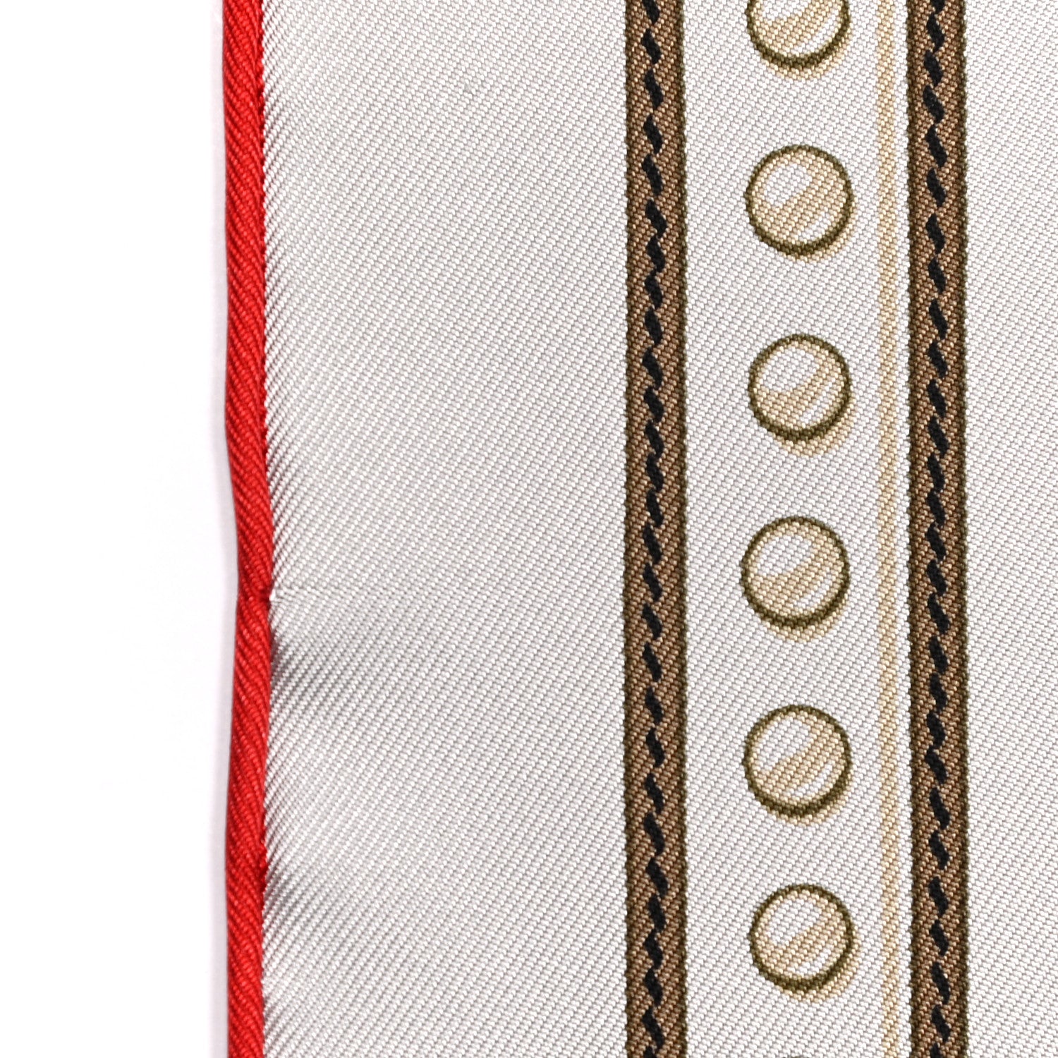 Hermes Silk En Roue Libre Scarf 90 Pierre Kaki Rouge 5 of 5