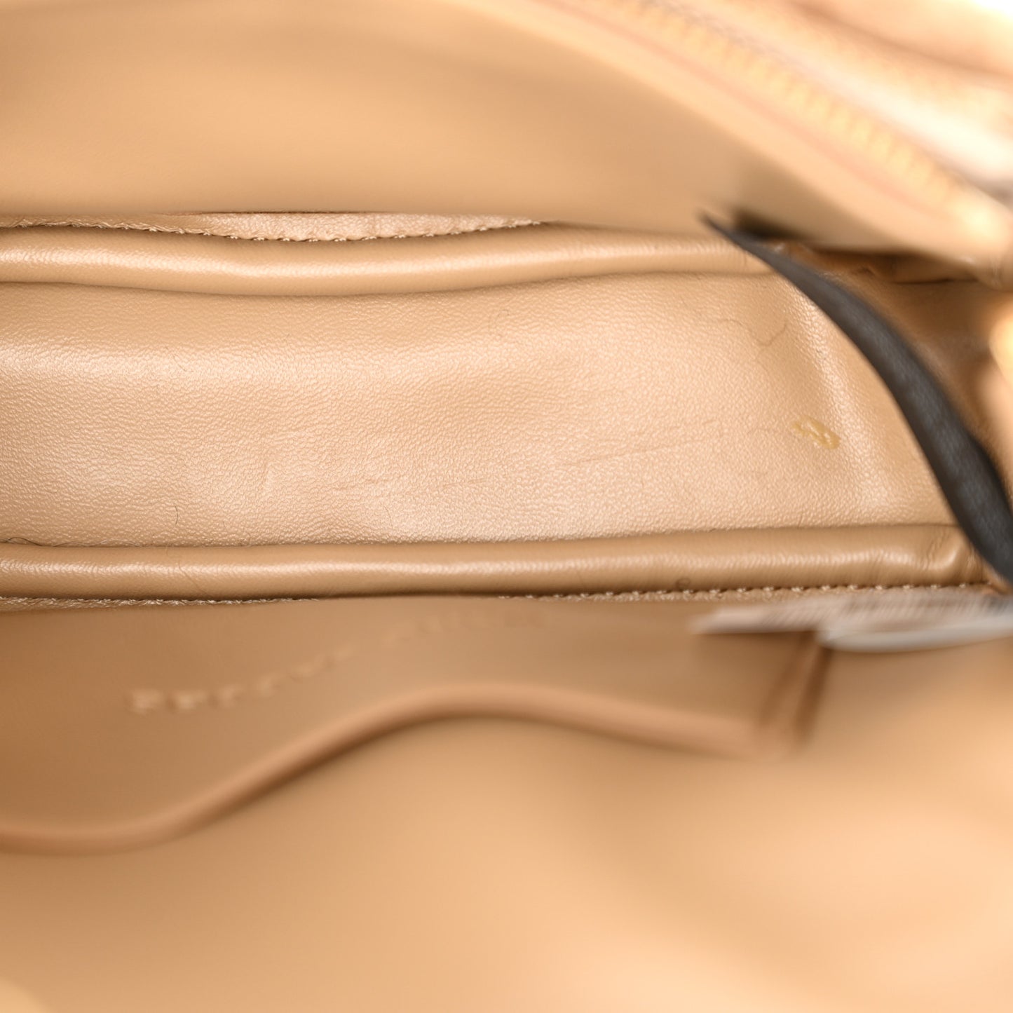 Faux Fur Calfskin Mini The Teddy J Marc Shoulder Bag Camel