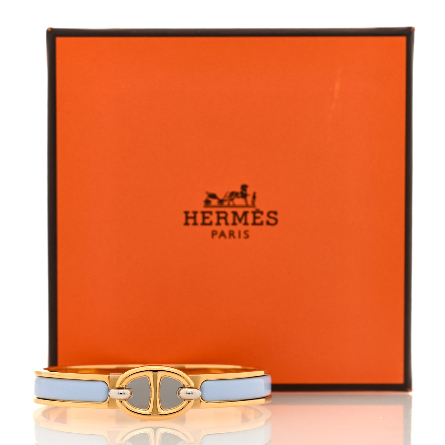 Enamel Mini Clic Chaine d'Ancre Bracelet Bleu Ciel