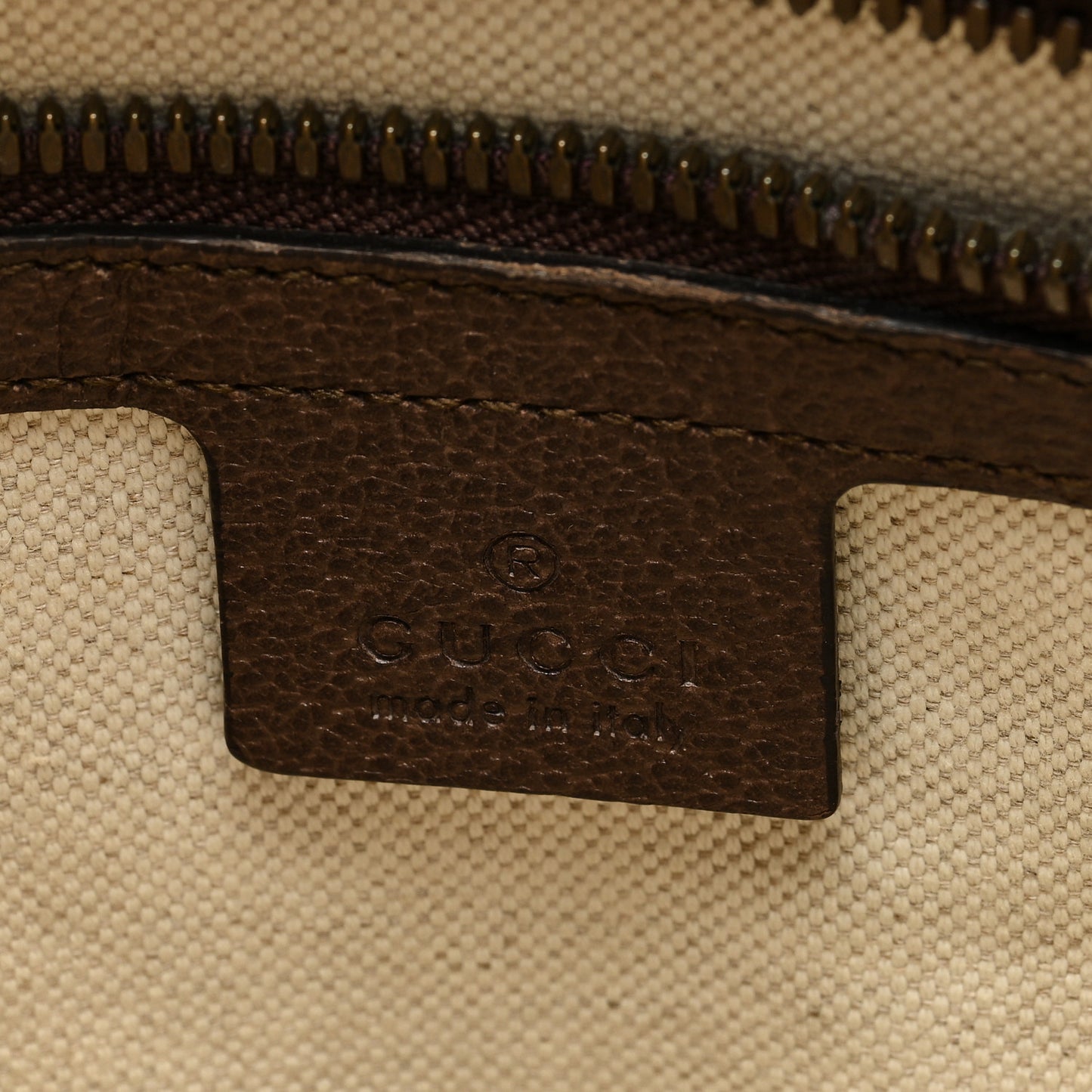 GG Supreme Monogram Web Small Ophidia Messenger Bag Brown