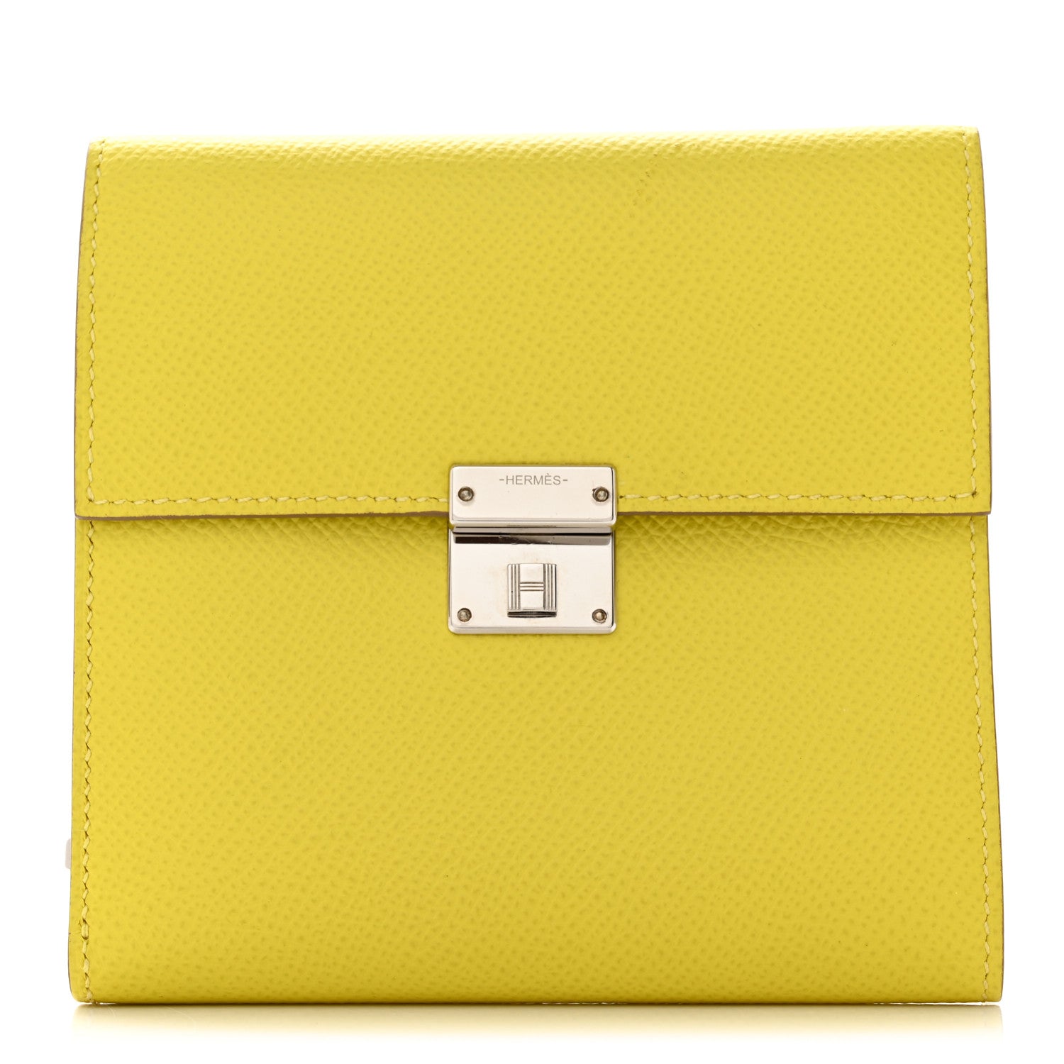Hermes Epsom Clic 12 Wallet Lime 1 of 7