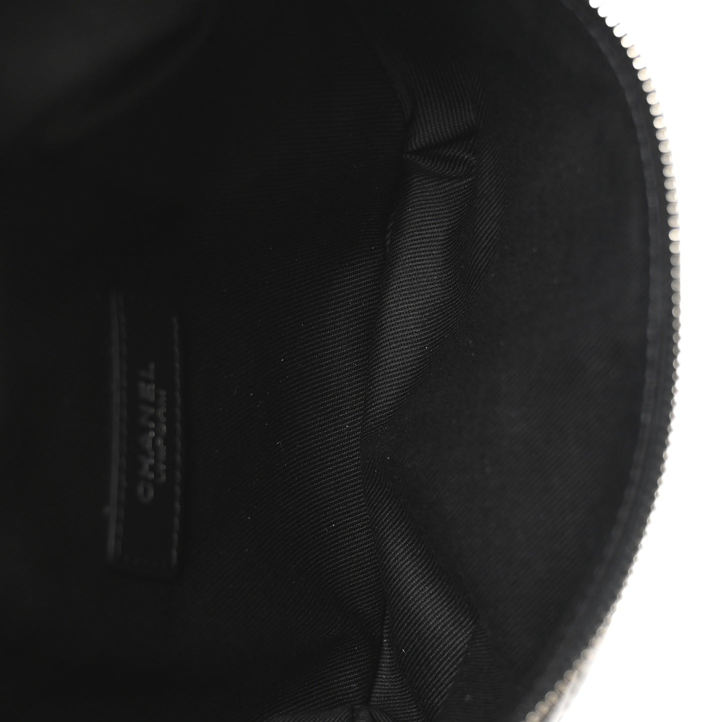 Calfskin Quilted Waist Belt Bag Black