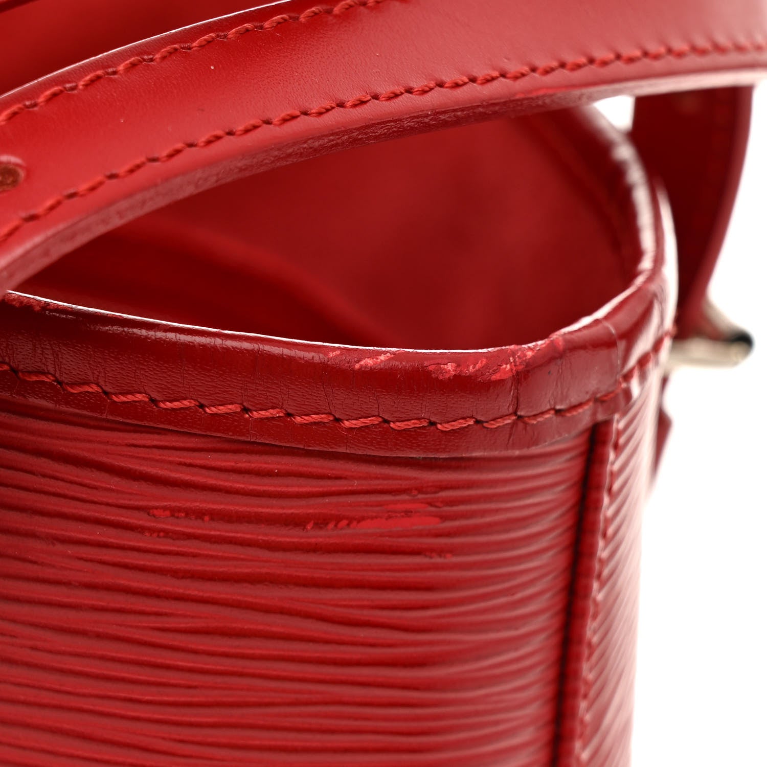 Louis Vuitton Epi Petit Bucket 23 Rouge 14 of 21
