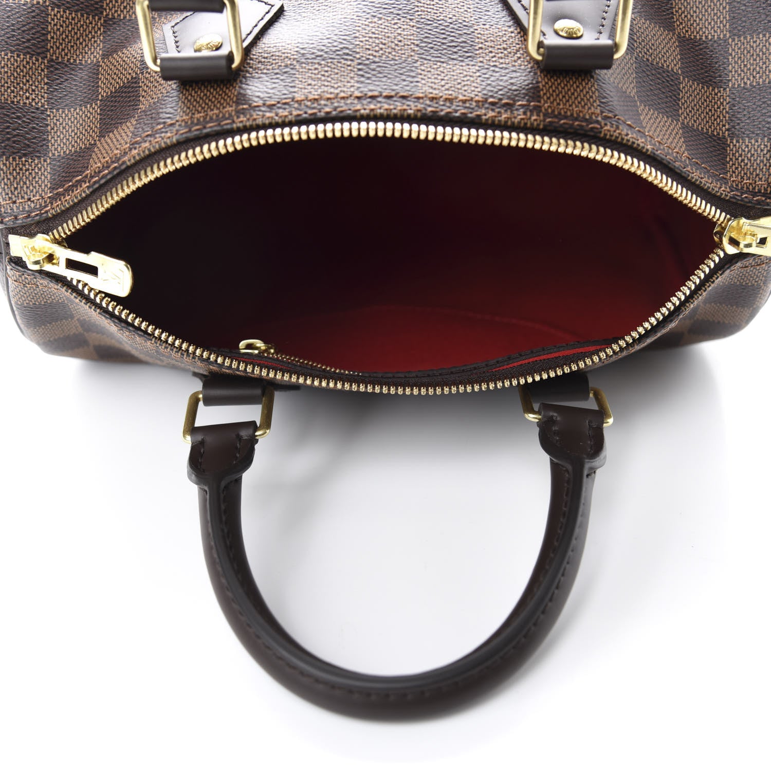Louis Vuitton Damier Ebene Speedy Bandouliere 25 5 of 10