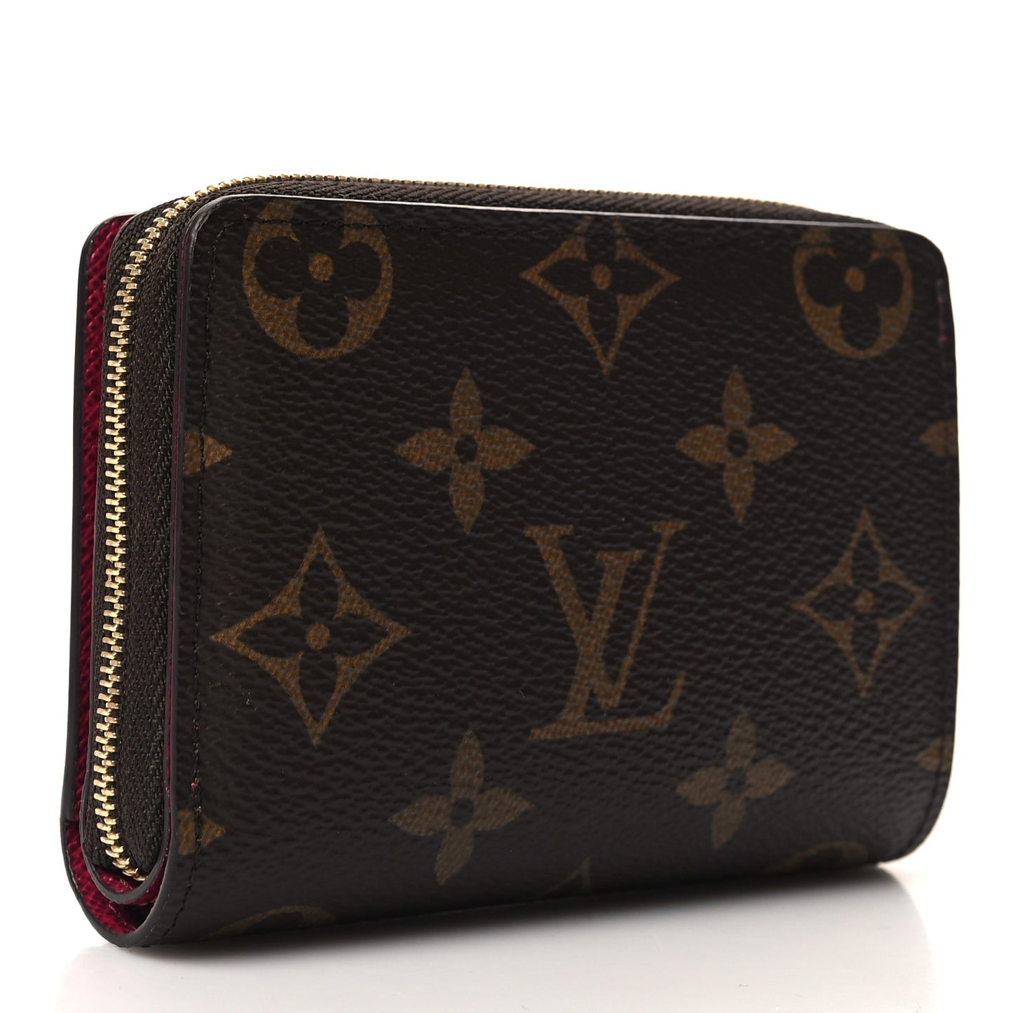 Monogram Lou Zippy Compact Wallet Red