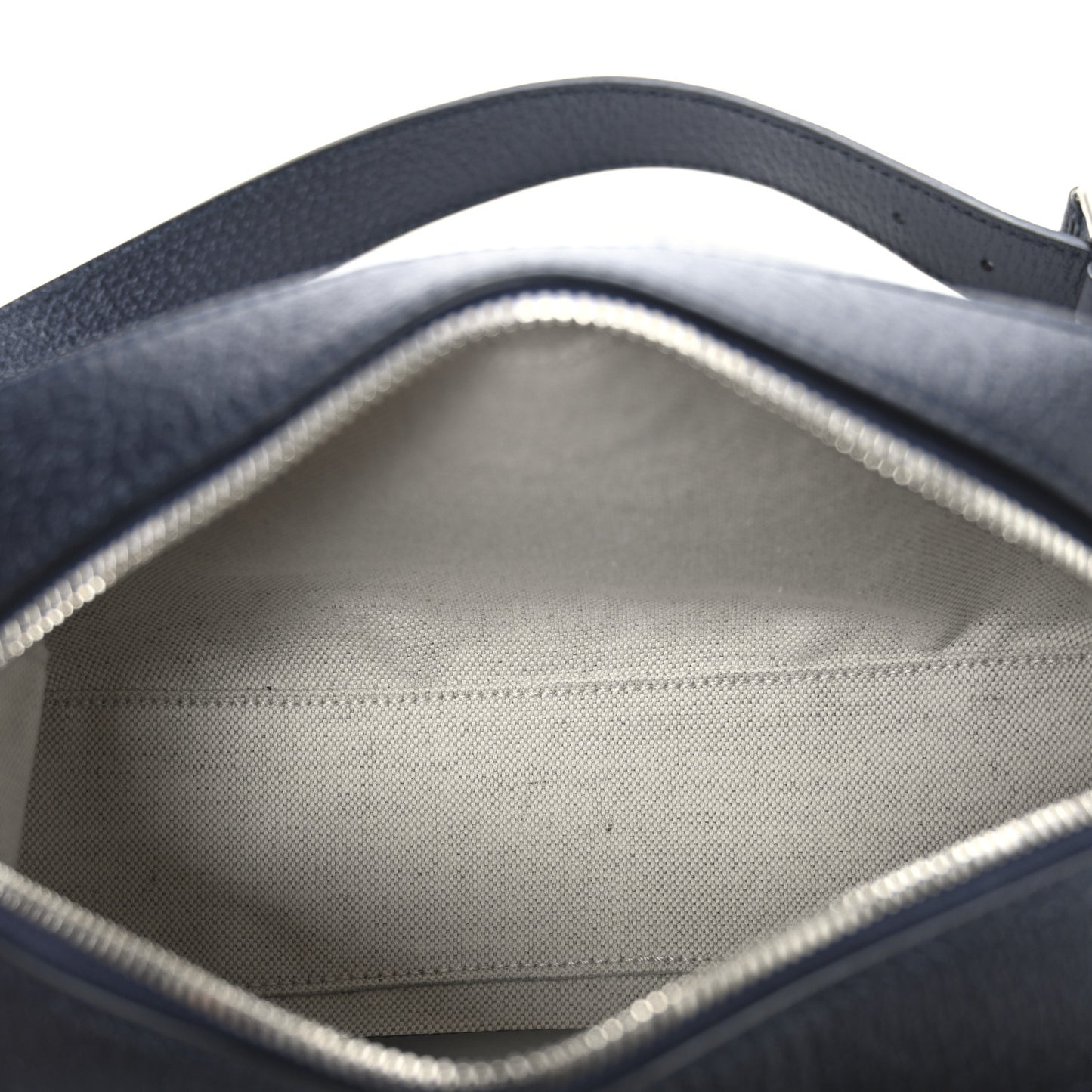 GG Supreme Monogram Textured Dollar Calfskin Web Small Ophidia Camera Bag Beige Blue