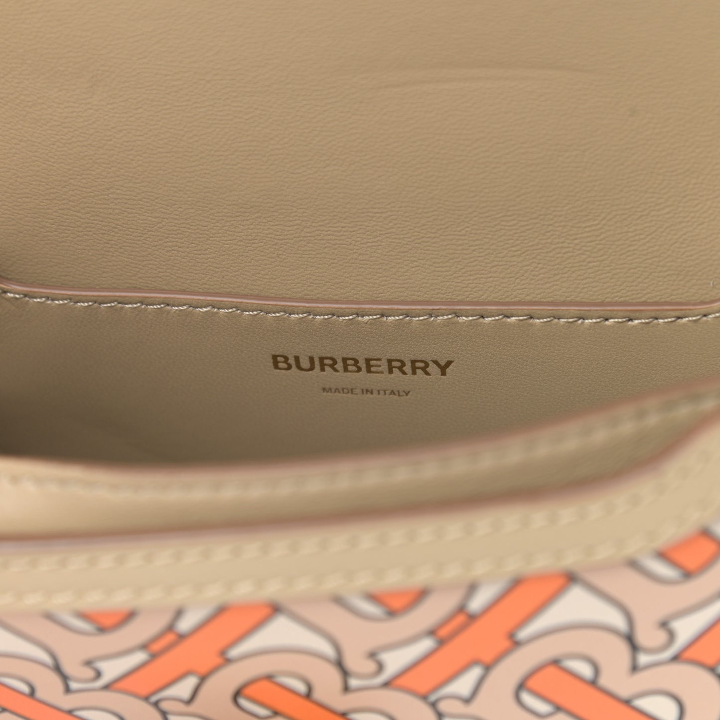 Calfskin Monogram TB Bum Bag Bright Orange