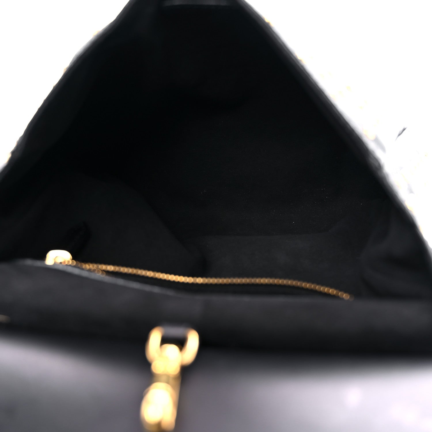 Burberry Calfskin Studded Bridle Saddle Bag Black 5 of 12