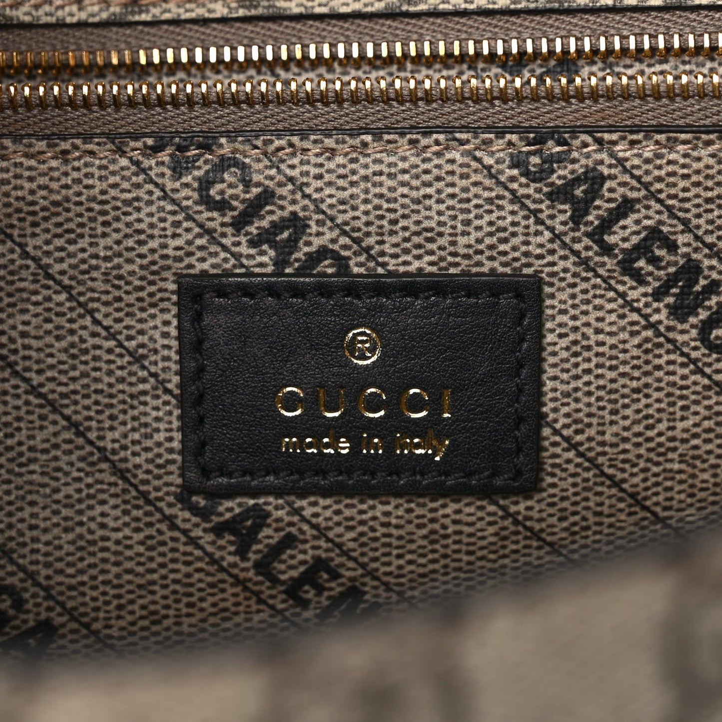 X GUCCI GG Supreme Monogram Medium Hourglass Top Handle Bag Beige Ebony