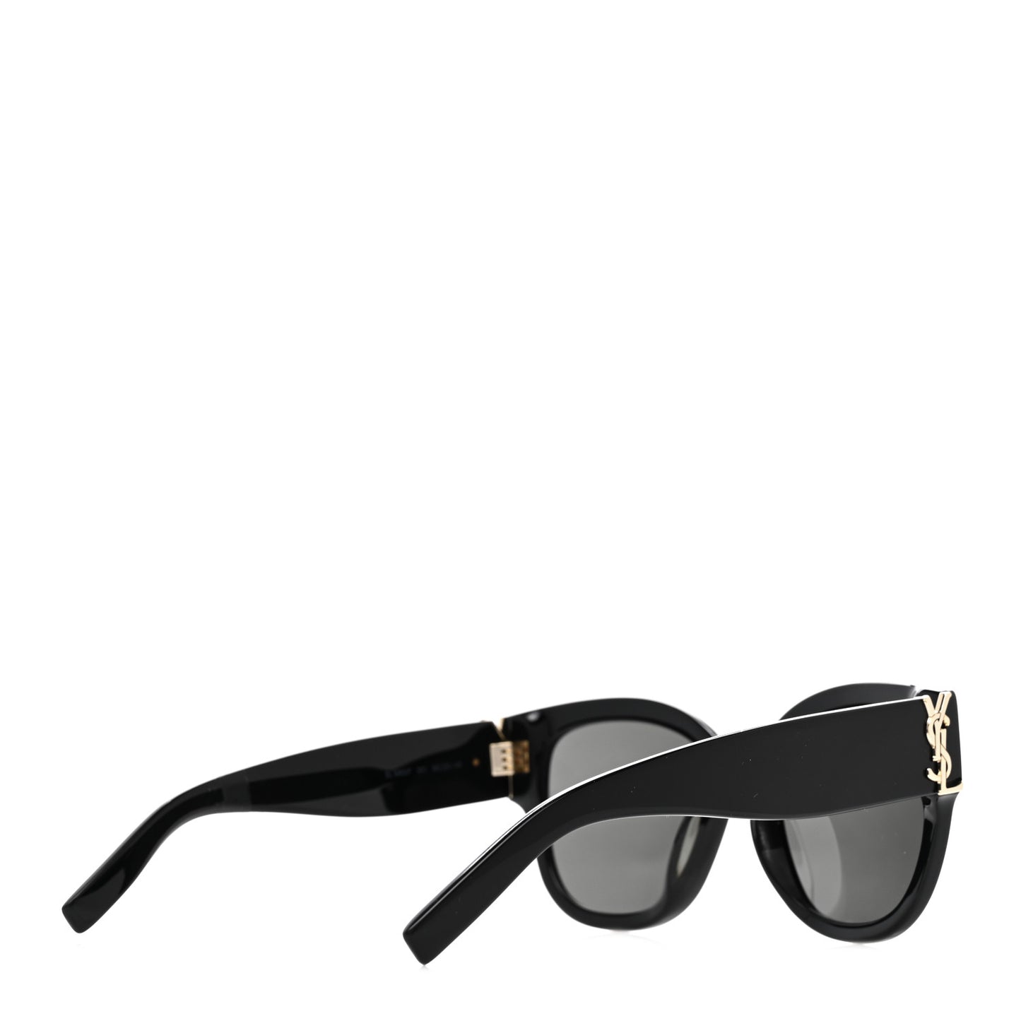 Acetate Cateye Sunglasses SL M95 F Black