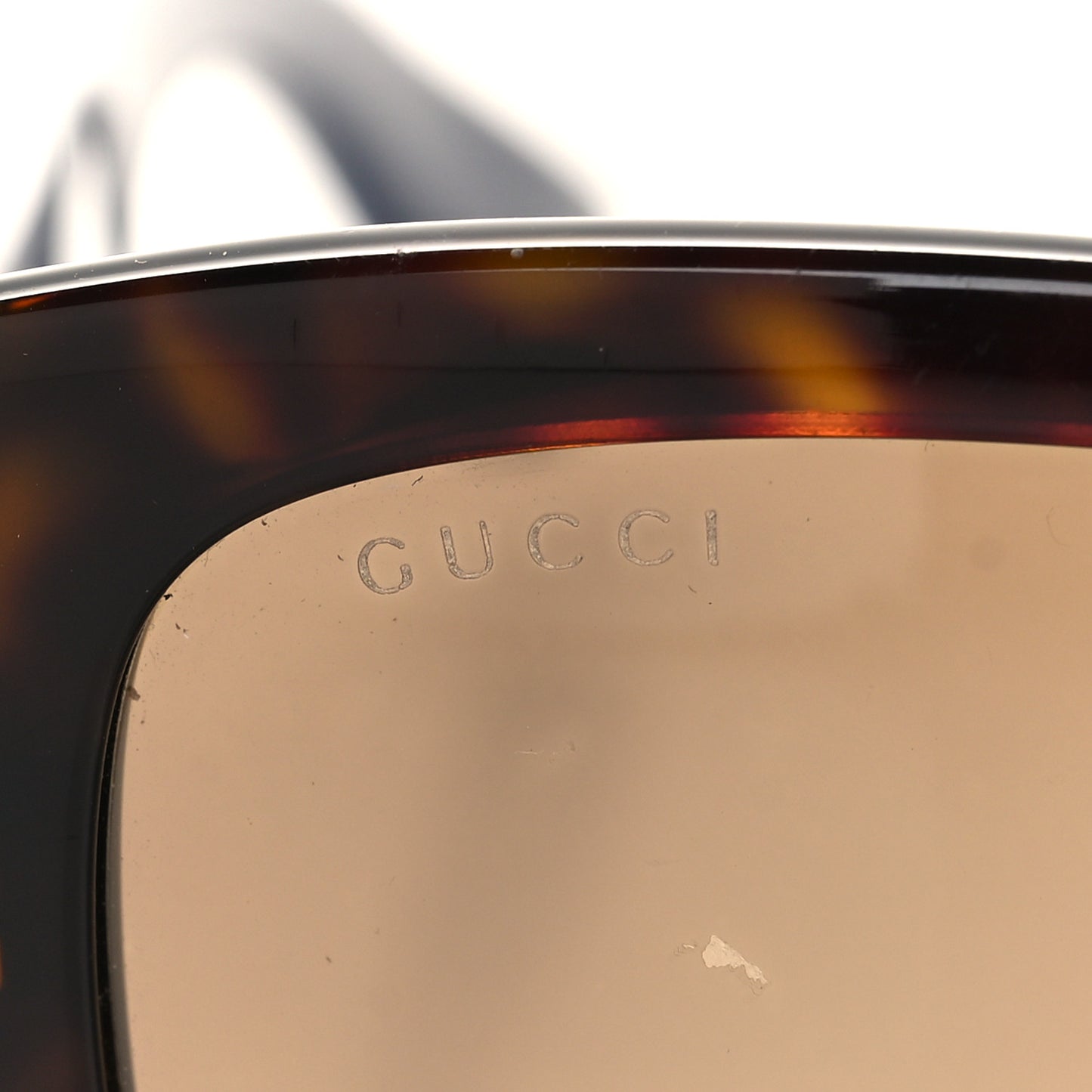 Acetate Web Oversized Frame Rectangle Sunglasses GG0276S Tortoiseshell
