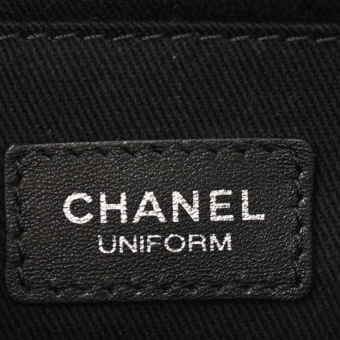 Grained Calfskin Quilted Waist Belt Bag Black