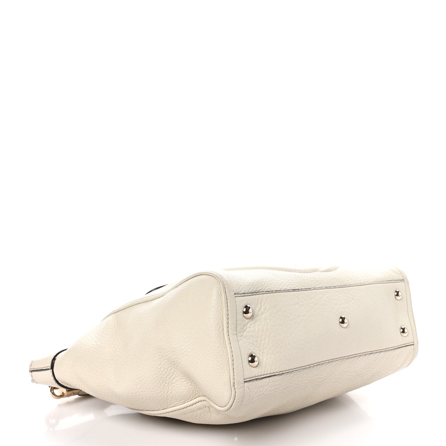 Gucci Pebbled Calfskin Small Soho Top Handle Bag Off White 4 of 9