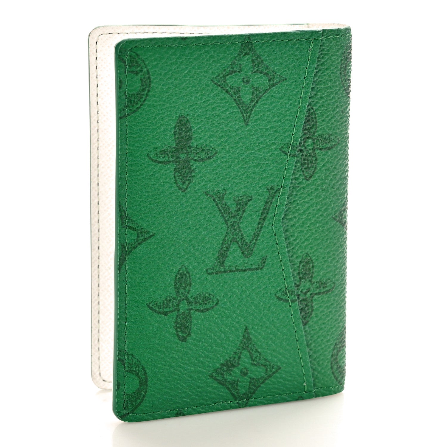 Louis Vuitton Vintage Monogram Everyday LV Pocket Organizer Green 3 of 7