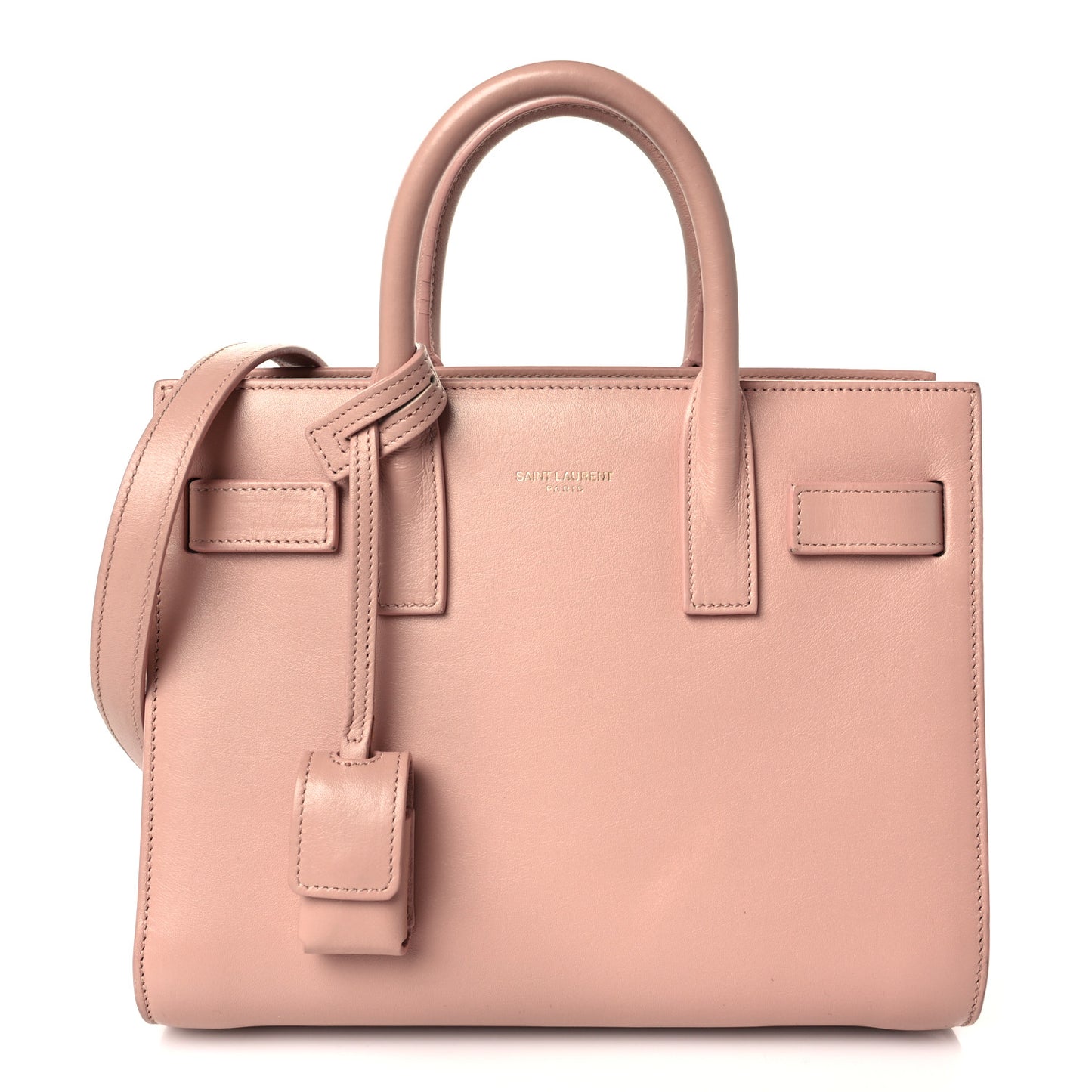 Calfskin Nano Sac De Jour Pale Pink