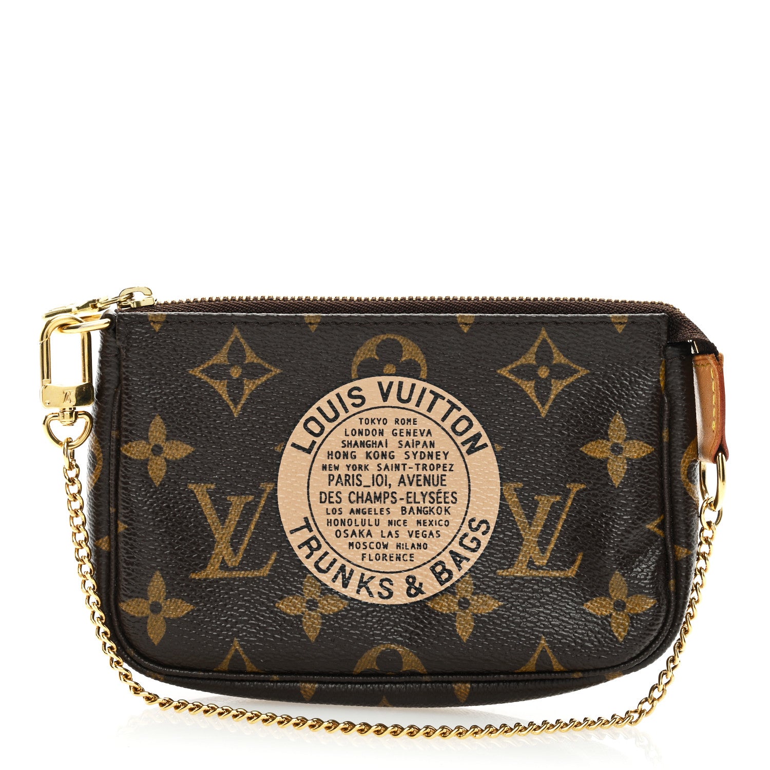 Louis Vuitton Monogram Complice Trunks and Bags Mini Pochette Accessories Beige 1 of 8