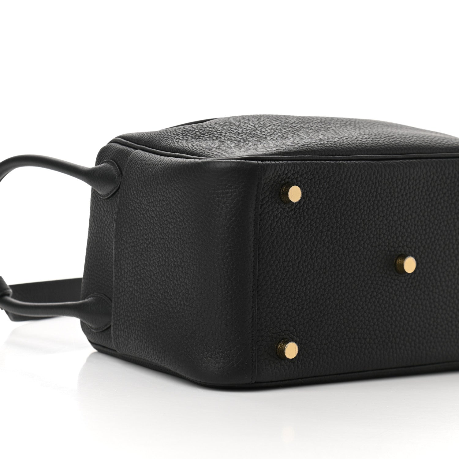 Hermes Taurillon Clemence Lindy 26 Black 9 of 11
