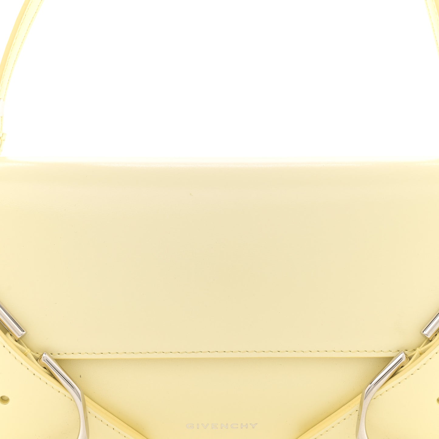 Calfskin Voyou Flap Bag Soft Yellow
