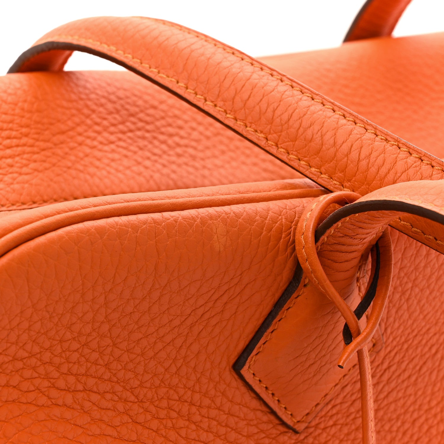 Hermes Taurillon Clemence Victoria II 35 Orange 14 of 14