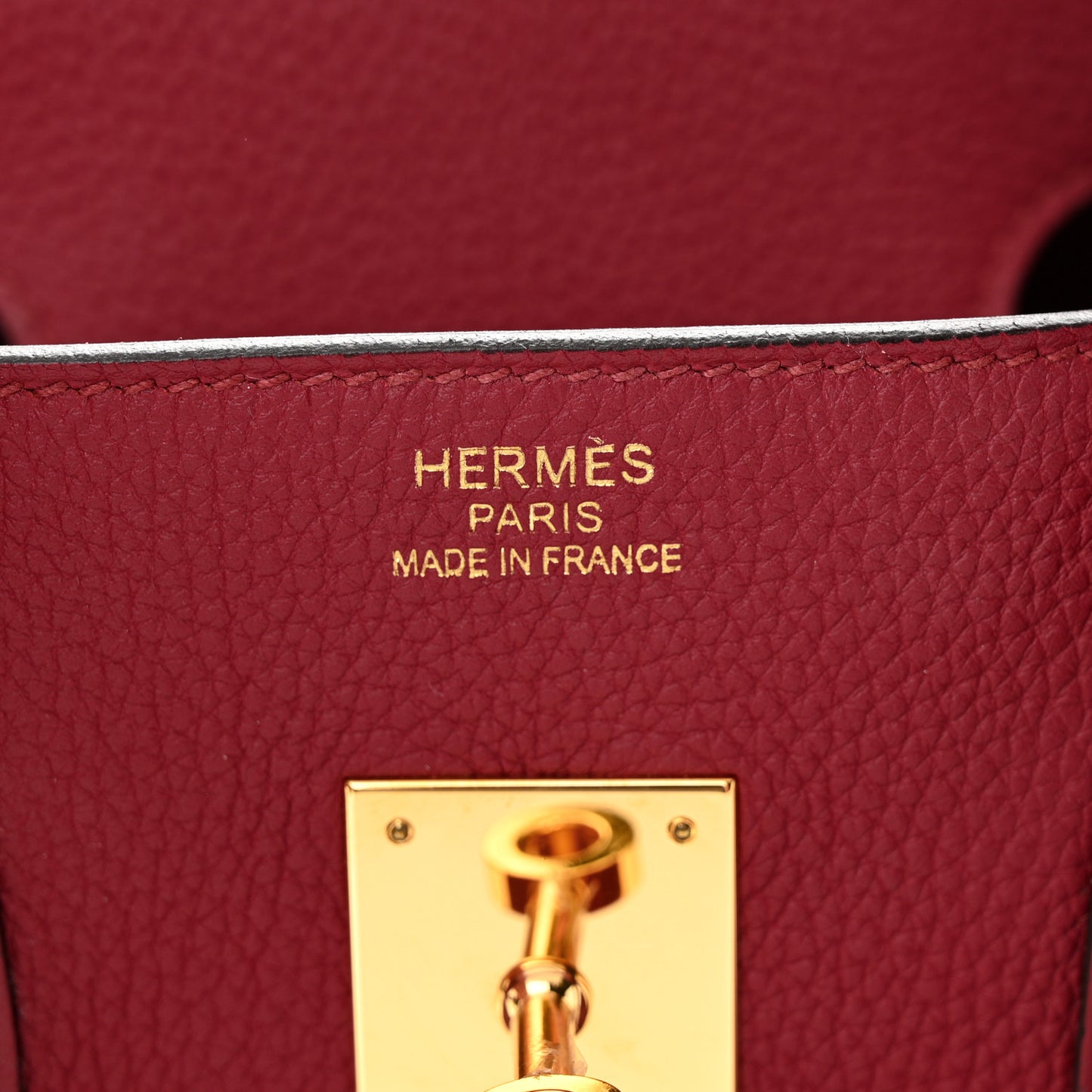 Togo Birkin 35 Rouge Grenat