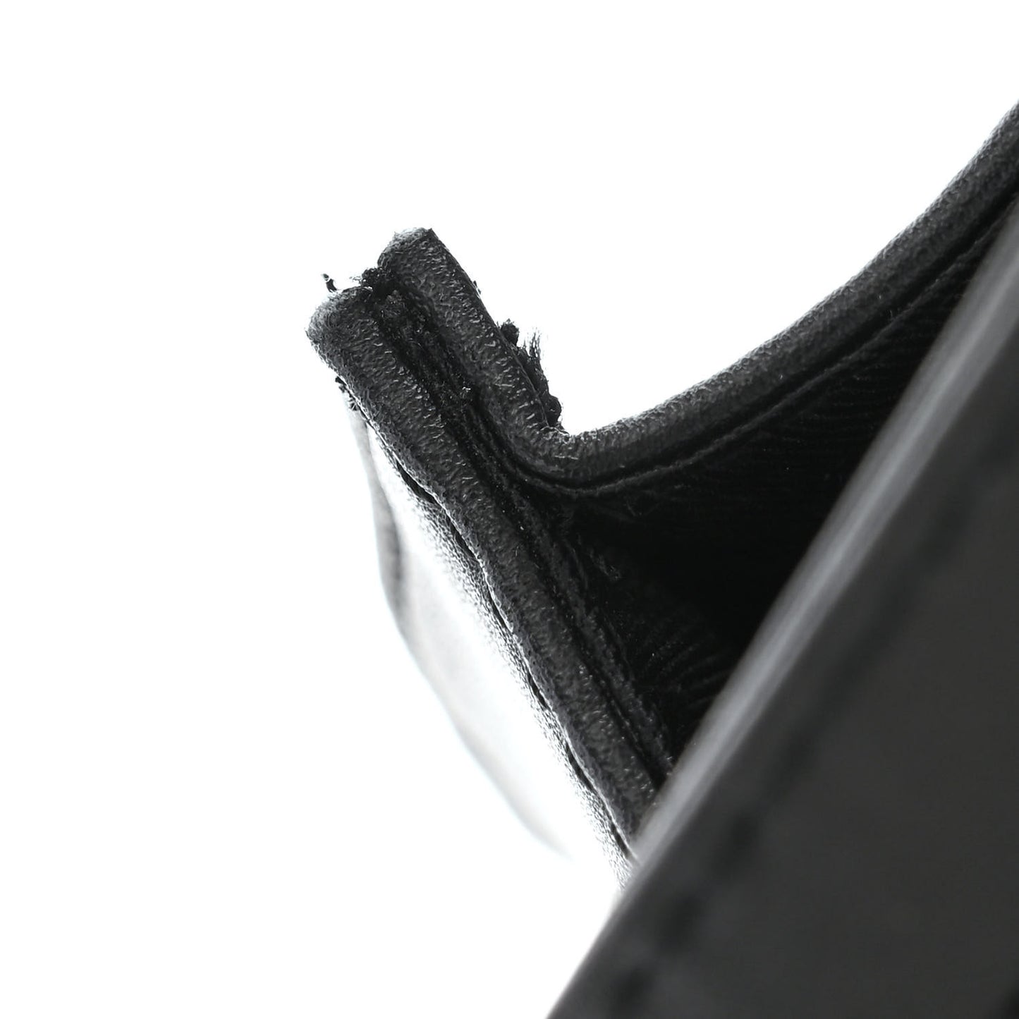 Vegan Leather Medium Shopping Bag Black