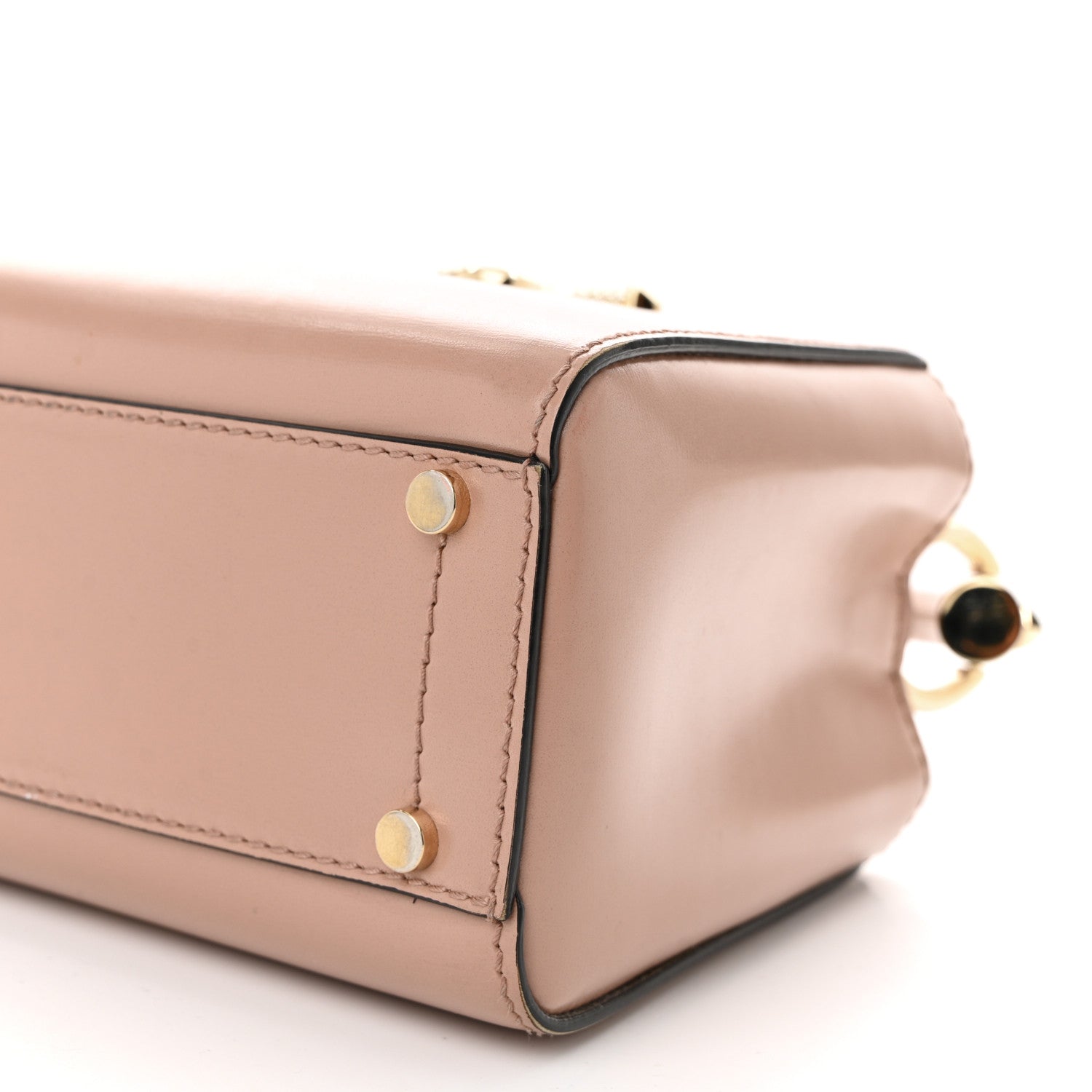 Jimmy Choo Calfskin Mini Varenne Top Handle Satchel Powder Pink 10 of 11