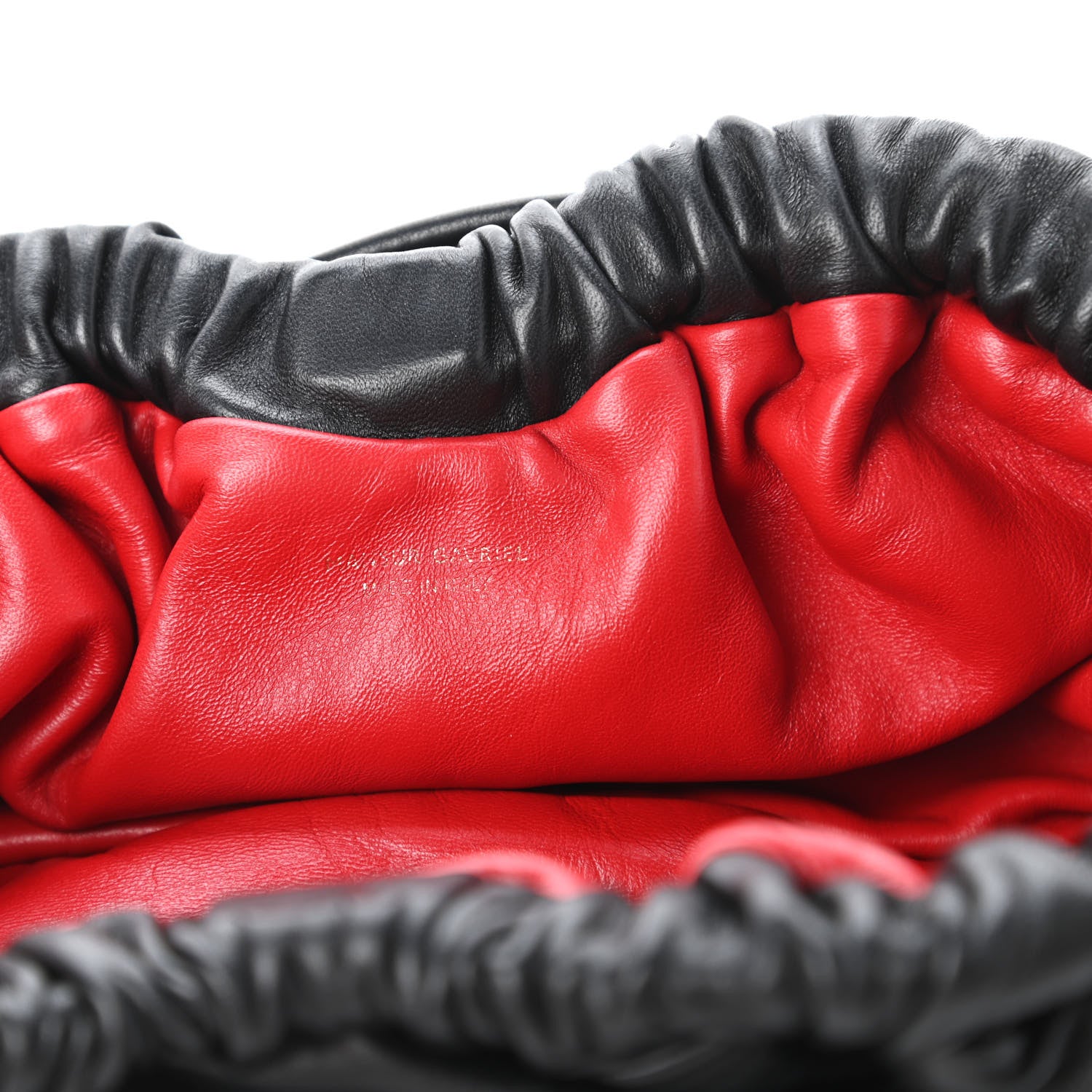 Mansur Gavriel Lambskin Mini Cloud Clutch Black Flamma 8 of 9