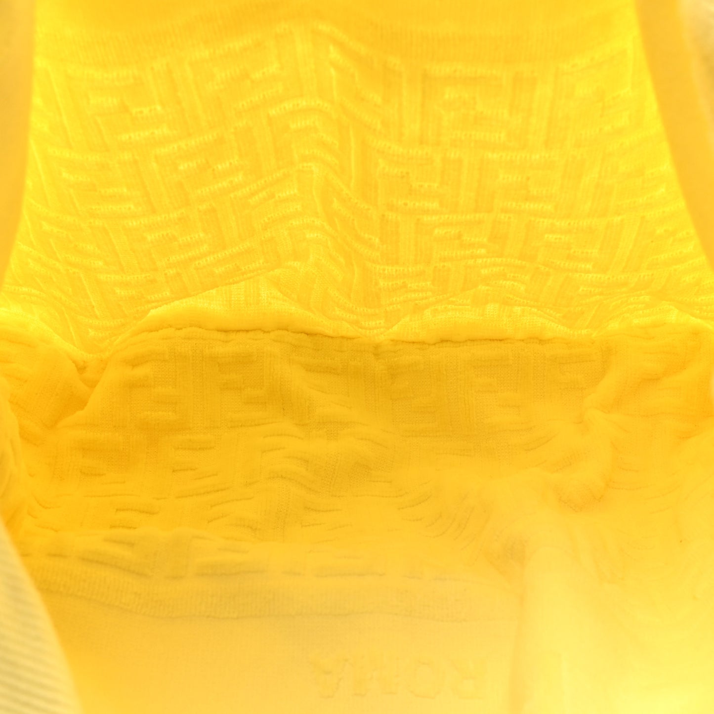 Terrycloth FF Embossed Kids Beach Towel Tote Bag Yellow