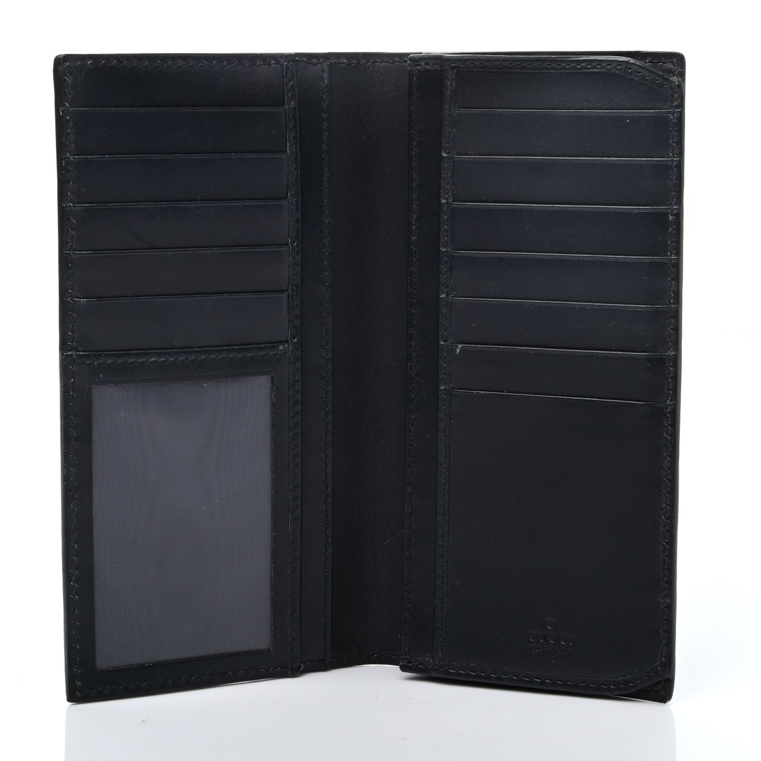 Gucci Guccissima Long Wallet Black 7 of 18