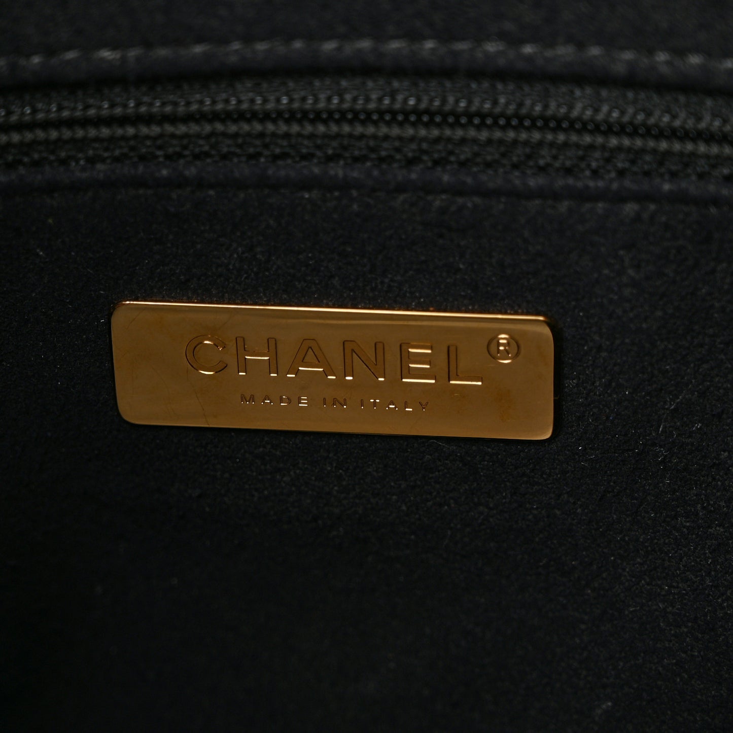 Calfskin Crocodile Embossed Large Backpack Black
