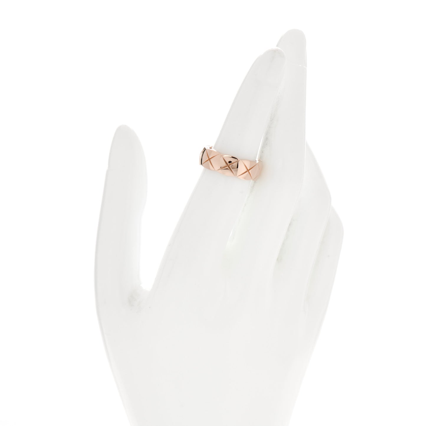 18K Beige Gold Small Coco Crush Ring 51 5.75