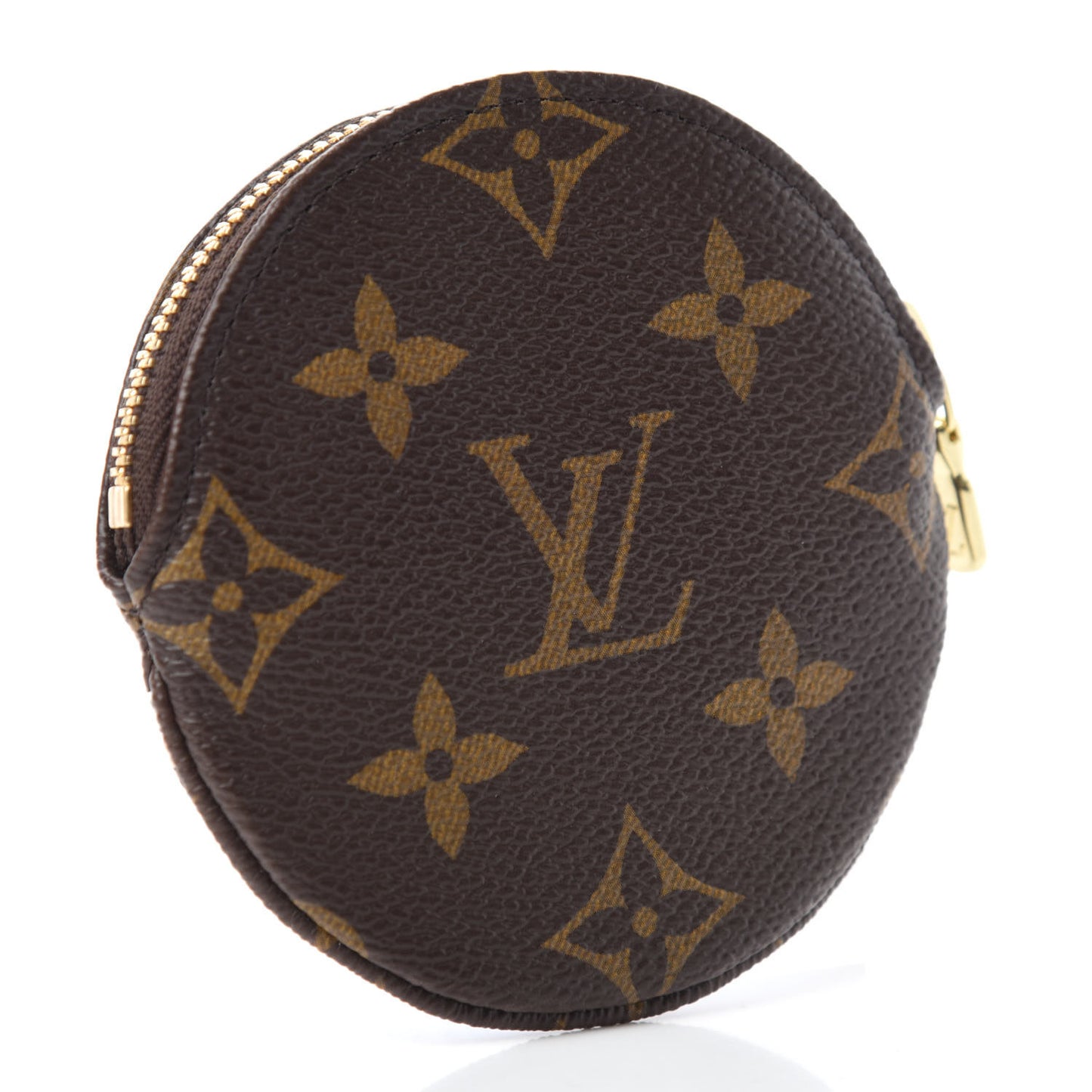 Monogram 2019 Christmas Animation Round Coin Purse Blue