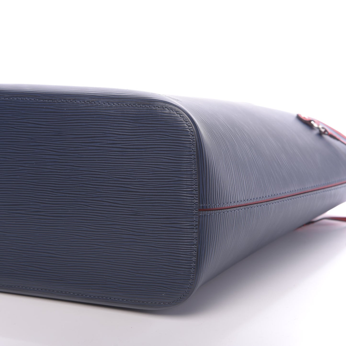 Epi Neverfull MM Indigo Coquelicot