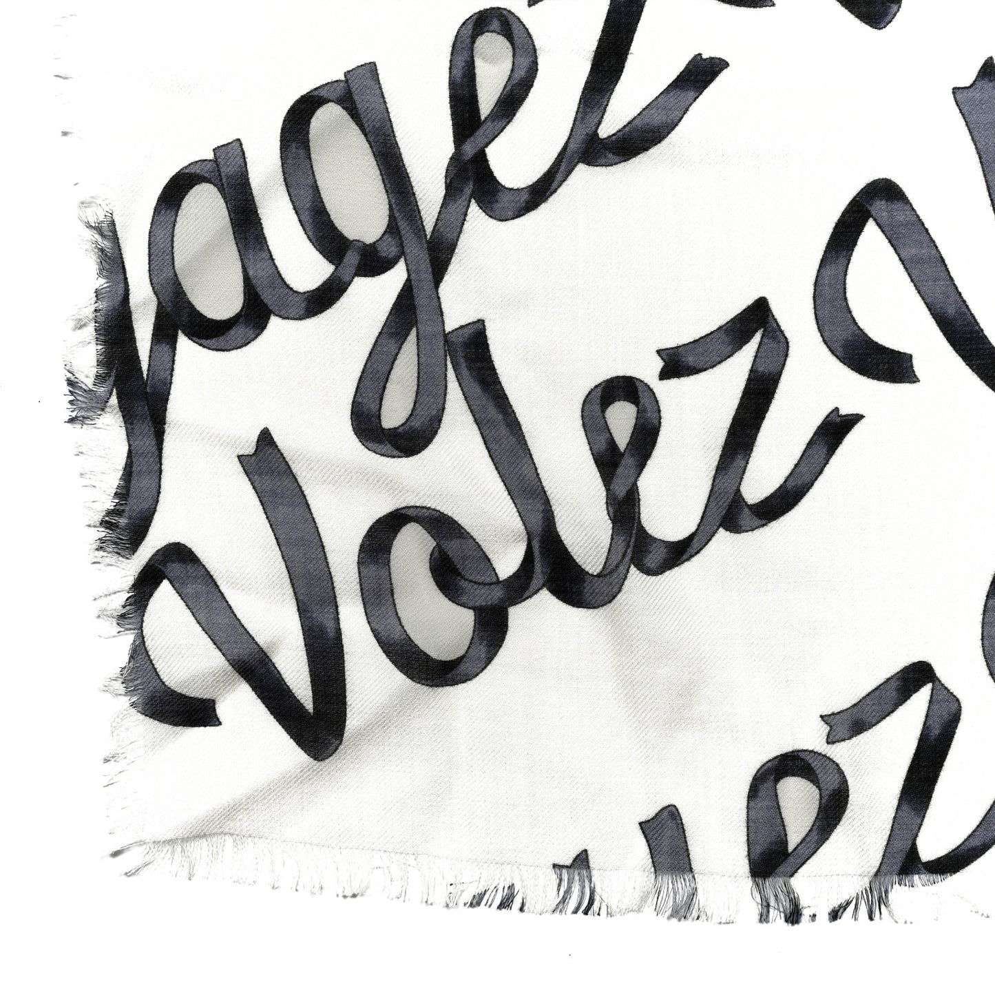 Silk Wool Volez Voguez Voyagez Stole