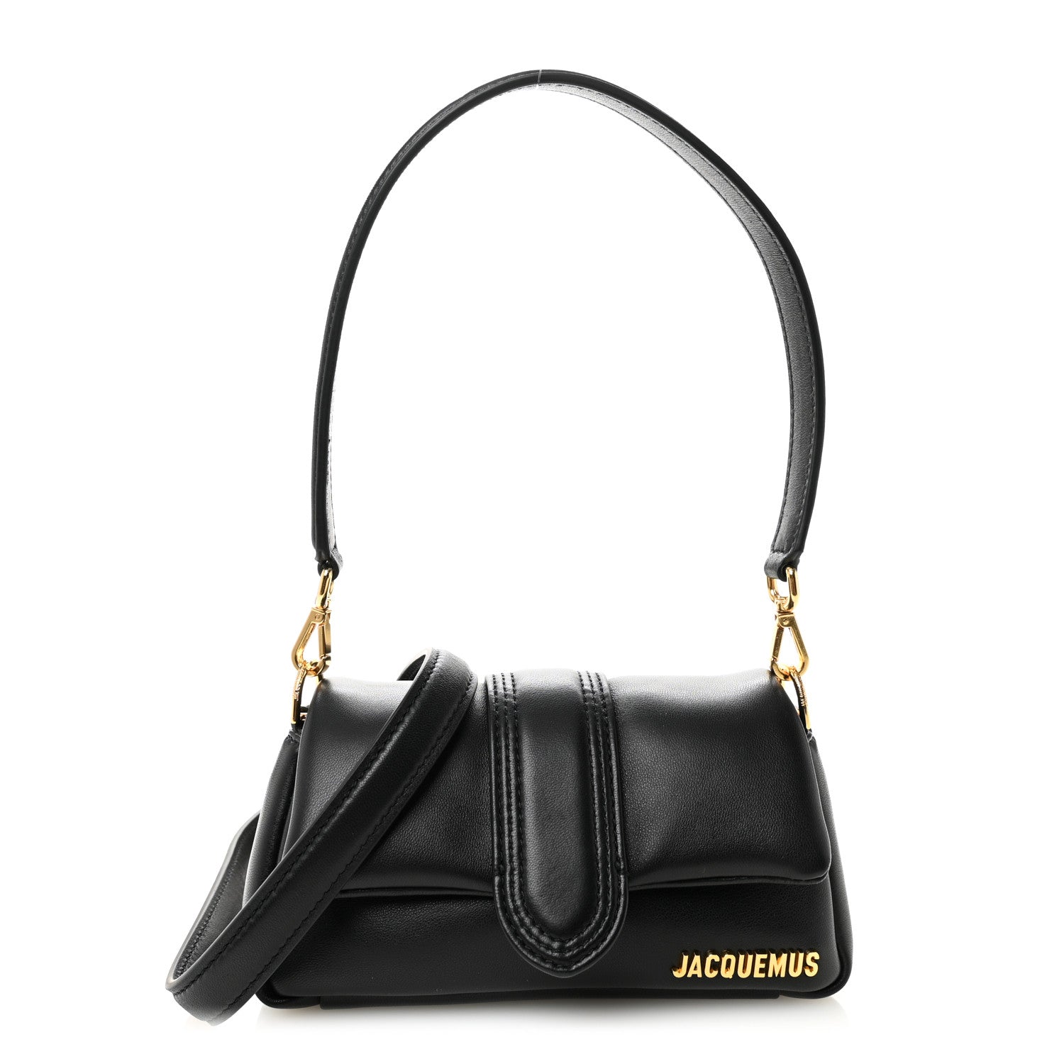 Jacquemus Padded Lambskin Le Petit Bambimou Black 1794350