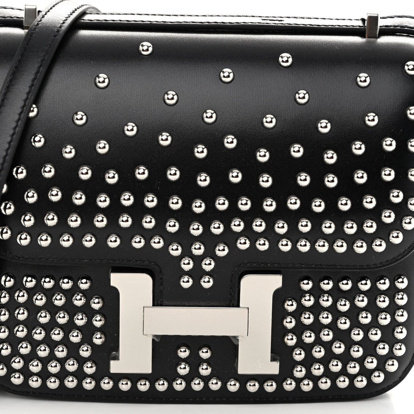 Box Studded Clouté Constance 18 Black